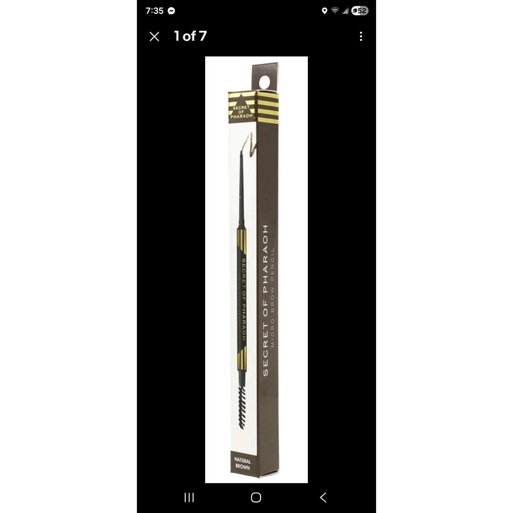 EBIN Secret of Pharaoh micro brow pencil choose natural brown LOT of 2